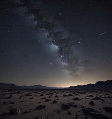 Wall Mural - Vast, star-studded night sky, countless stars ,  darkness,  celestial bodies,  void