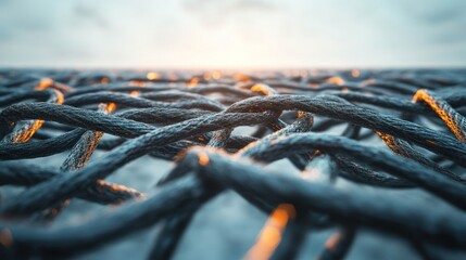 Poster - Intricate network of dark threads