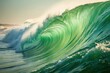 © Turzo Khan - A powerful green wave breaking in the ocean near the shore
