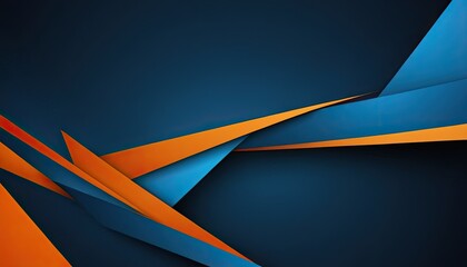 Poster - Vector abstract background with blue and orange gradient composition
2