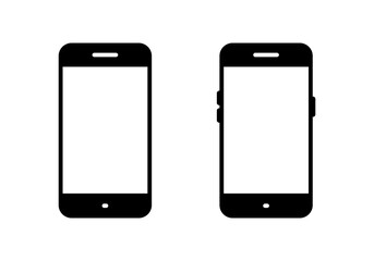 Poster - Mobile phone icon in trendy style. Smartphone, cellphone sign symbol
