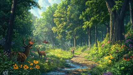 Wall Mural - World Animal day concept.