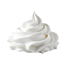Poster - Exquisite Swirl, A Captivating Close-Up of a Delicate, Puffy Cloud of Shaving Cream Foam, Isolated on a Seamless Background for Ultimate Versatility