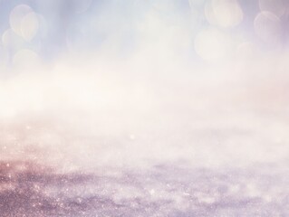 Poster - Soft pastel background with dreamy bokeh effect and gentle sparkle for use in creative designs and artistic projects