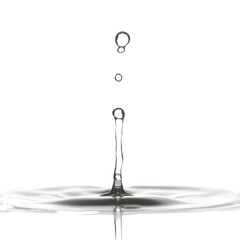 Aufkleber - Highly Detailed Close-up Photograph Captures the Elegance of Flowing Water, Showcasing Precise Details and Captivating Movement