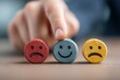 © lime - Colorful Emotion Selection Buttons Representing Mental States.Generative AI