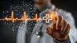 © lime - Modern Medical Visualization with Connected Health Network.Generative AI