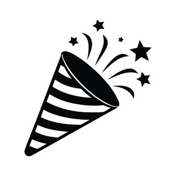 Birthday properti, confetti logo, vector, shape, symbol, arts, design, icon