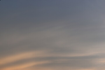 Wall Mural - beautiful golden sky and white cloud background in springtime