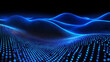 © Kudo Gadang - Technology-Inspired Glowing Grid of Blue Dots