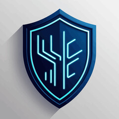 Poster - Tech security concept futuristic data protection cyber defense