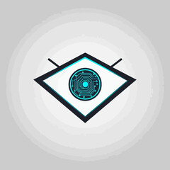 Poster - cyber vision artificial intelligence future tech