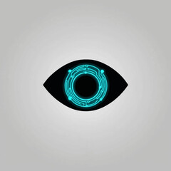 Poster - future vision artificial intelligence tech cyber security concept