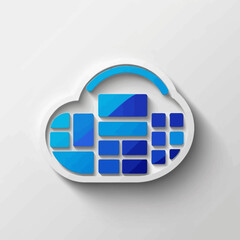 Poster - cloud computing digital data storage