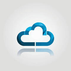 Poster - azure dreamscape abstract cloud modern tech