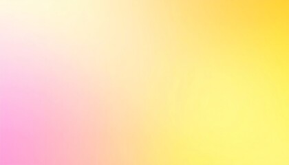Poster - Pink and yellow gradient creating soft pastel background