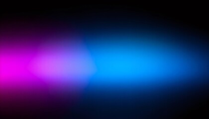 Poster - Vibrant purple and blue gradient creating smooth transition on dark background