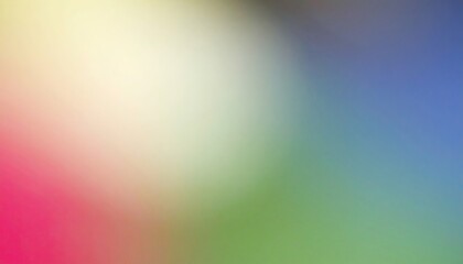Poster - Abstract blurred background in pink, green, blue and yellow colors