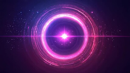 Poster - Cosmic Ring: A Vibrant Nebula