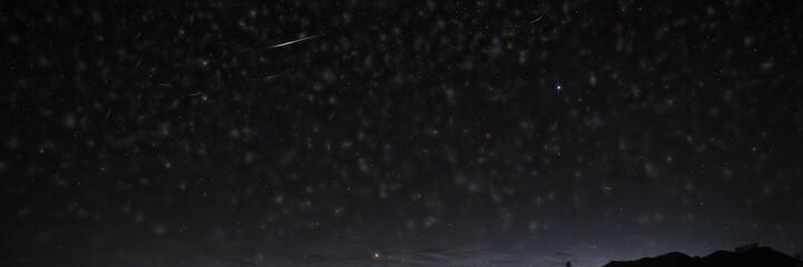 Wall Mural - sparkling stars scattered across a deep black night sky , stars, cosmos, astronomy