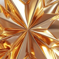 Leinwandbilder - Golden abstract art, geometric shapes, luxury background, design element