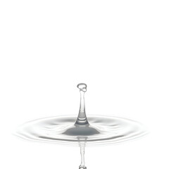Poster - Water Droplet Impact, Capturing the Fleeting Beauty of Liquid Dynamics in High Definition