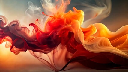 Poster - Mesmerizing dance of ethereal hues A captivating symphony of color and flow.
