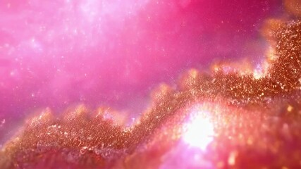 Wall Mural - abstract fractal galaxy, glowing swirls in deep space, cosmic dust