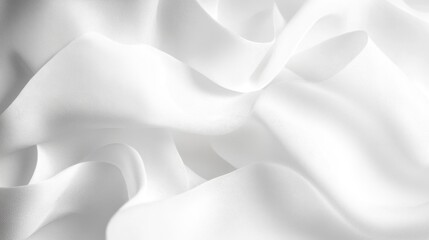 Poster - White and grey background with soft, blurry designs. Simple light, faded shapes create a subtle pattern.
