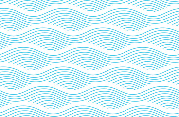 Abstract background with seamless wave pattern