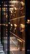 © ShakkBbo9495 - Gold security deposit boxes in a modern vault.