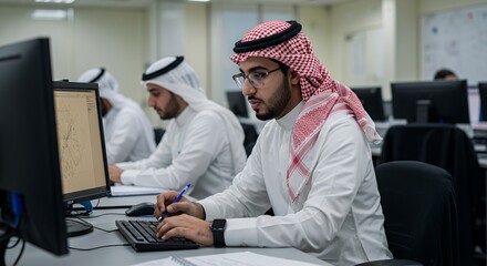 Saudi Arabian Students Focused on Computer Aided Design