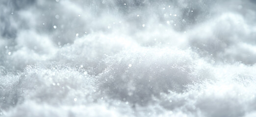 Poster - Sparkling white foam abstract background texture