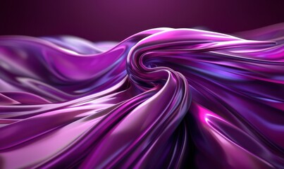 Aufkleber - Swirling purple fabric, abstract background, design element