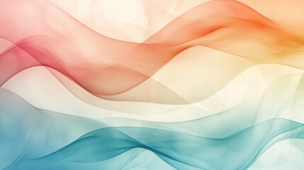 Poster - Soft Colorful Wave Patterns for Abstract Backgrounds and Designs