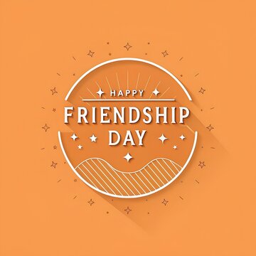 Friendship day art illustration