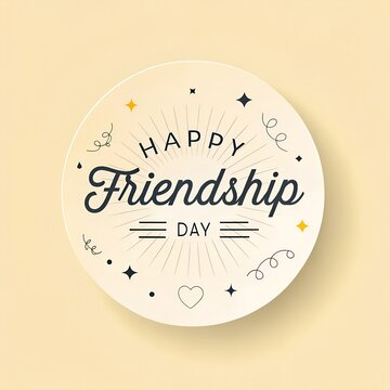 Friendship day art illustration