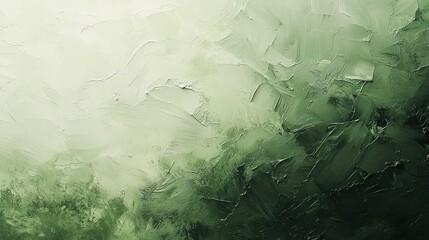 Poster - Abstract Green Textured Background with Soft Brush Strokes