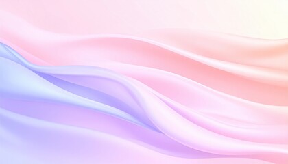 Poster - Flowing abstract background digital art soft colors fluid waves serene environment aesthetic concept