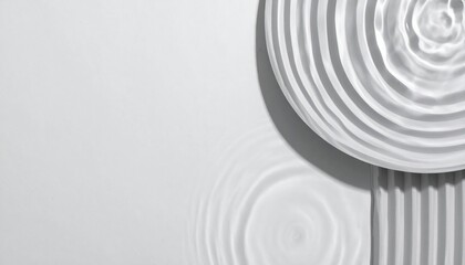 Poster - Rippling water patterns abstract setting art photography minimalist environment close-up view fluid dynamics concept
