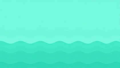 Poster - Calm waves action in tranquil ocean animated background serene environment digital art concept