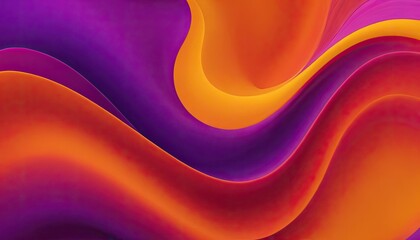 Poster - Abstract purple and orange wave background 79
1