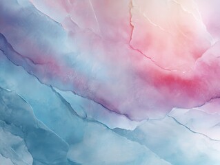 Poster - Soft Abstract Background Featuring Blush Pink and Light Blue Tones in Fluid Artistic Composition for Modern Design Projects