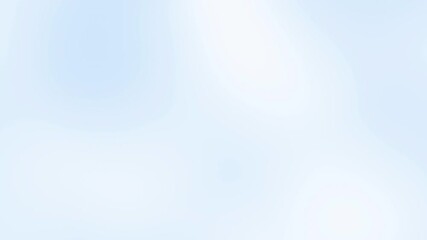 Fototapete - Pastel light blue white gradient on white background. Seamless loop