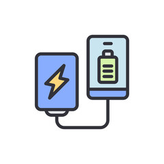 Poster - Conceptual Illustration Of Mobile Charging And Energy Transfer Process