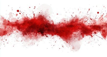 Poster - Abstract Red Watercolor Splash Background Texture