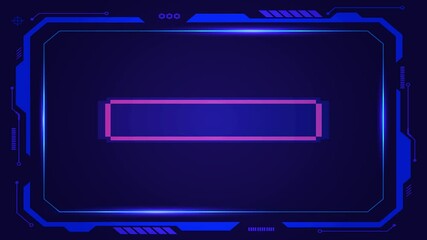 Wall Mural - game over, abstract lens flare, special effects background, retro video game, technology circuit bac