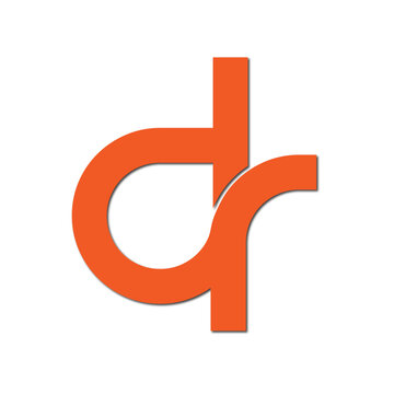 Web line modern color full letter logo design