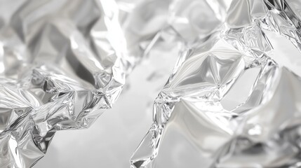 Poster - A light gray background with a shiny, textured surface like glass. It has a bright, reflective look with a rough feel.
