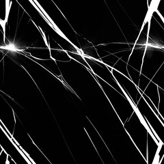 Poster - abstract background with colored lines and strokes of different sizes and shapes	
